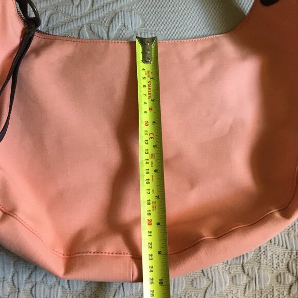 GAP Y2K Coral Pink 100% Cotton Canvas Shoulder Bag - Picture 14 of 16
